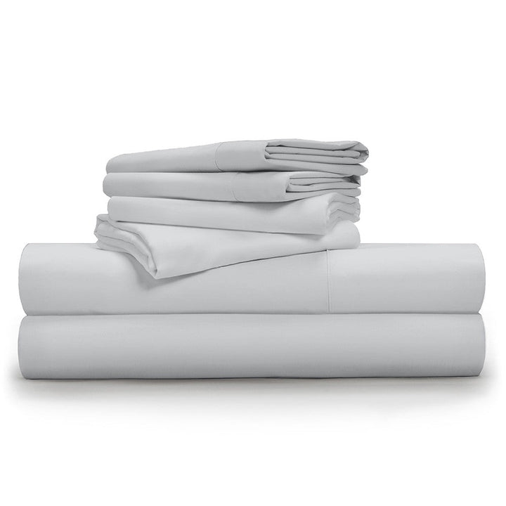 Pillow Guy Soft & Smooth Tencel Sheet 6-Piece Set, Light Grey