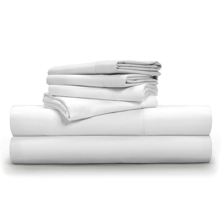 Pillow Guy Soft & Smooth Tencel Sheet 6-Piece Set, White