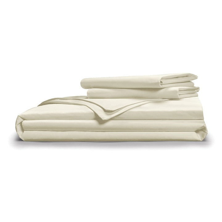 Pillow Guy Soft & Smooth Tencel Duvet Cover 3-Piece Set, Cream